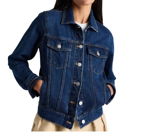 Quince Dark Rinse Denim Jacket
