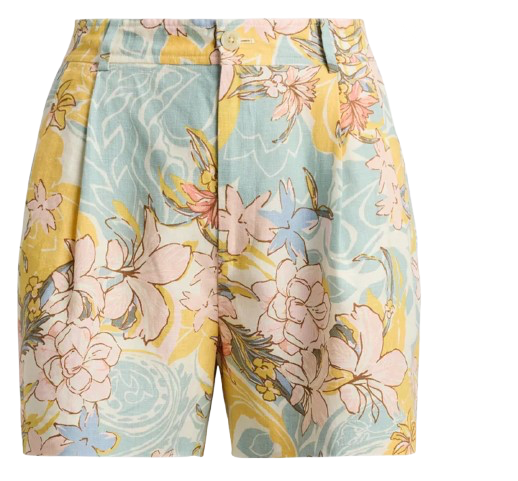 Ralph Lauren Floral Pleated Shorts