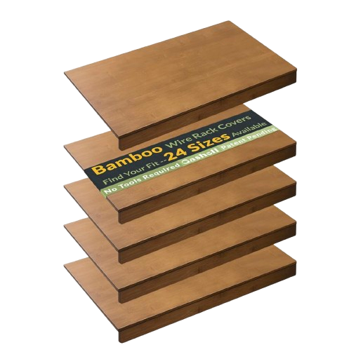 Gashell Bamboo Wire Shelf Covers