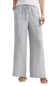 Caslon Linen Wide-Leg Pants