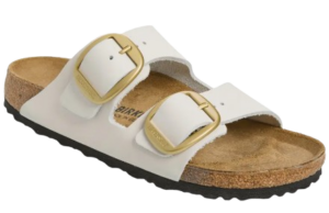 Arizona Big Buckle Slide Sandal – Antique White