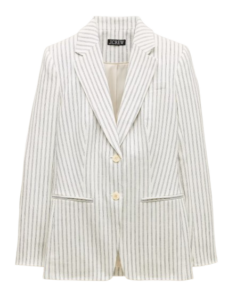 Margeaux Blazer in Stretch Linen Blend