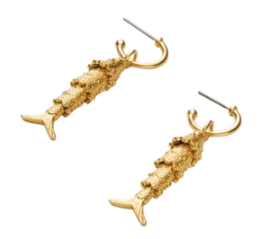 Fish Huggie Hoop Earrings