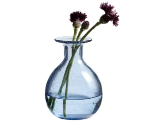 Eider Light Blue Glass Bud Vase