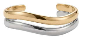 Shashi Ross Sculptural Cuff Bracelets, Set of 2