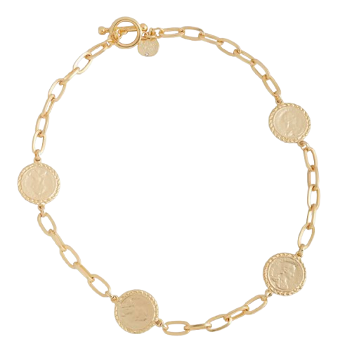 Karine Sultan Coin Station Necklace