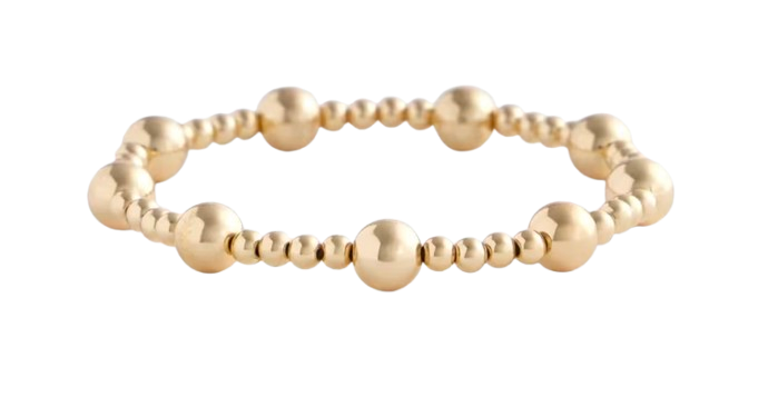 Gold-tone Medium Bead Stretch Bracelet — Chico’s