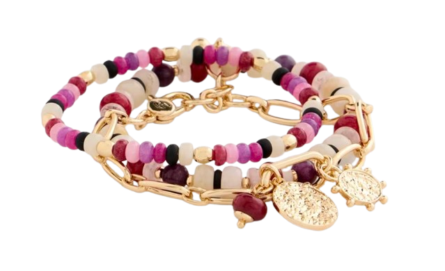 Stretch Set of Three Beaded Bracelets — Chico’s