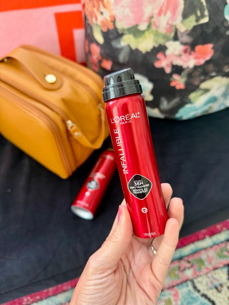 L'Oreal Infallible setting spray travel size can