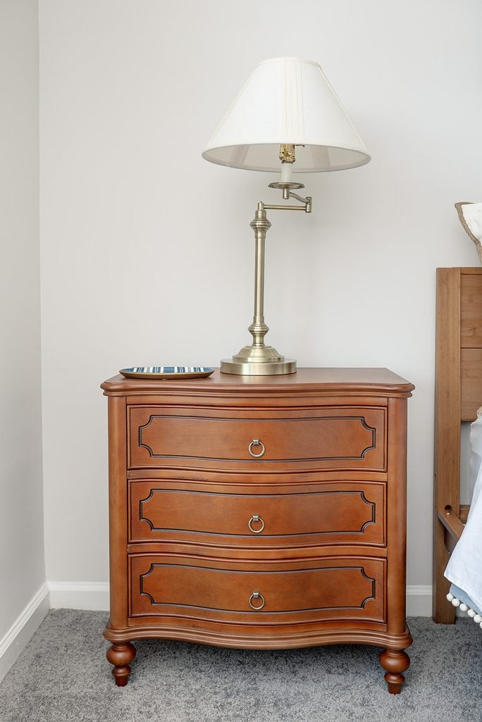 Nightstand and lamp