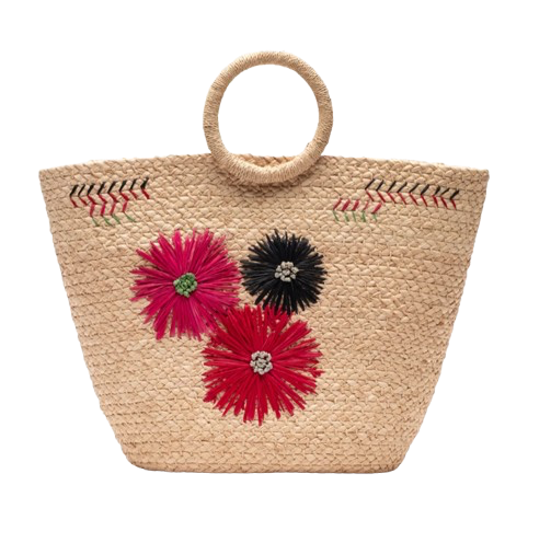 Frances Valentine Embroidered Basket