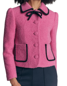pink bow jacket