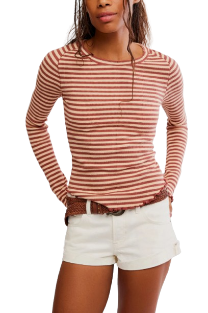 Free People | We The Free Easy Does It Striped T-Shirt