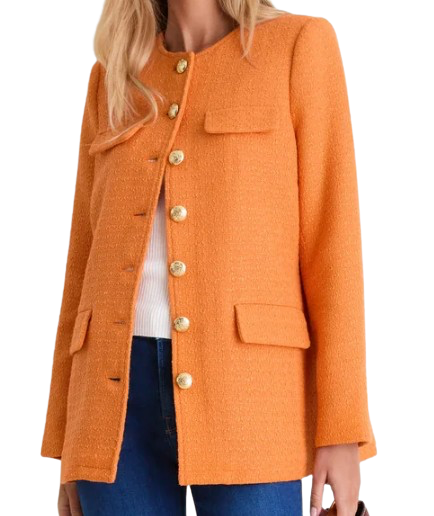 Orange Tweed Jacket