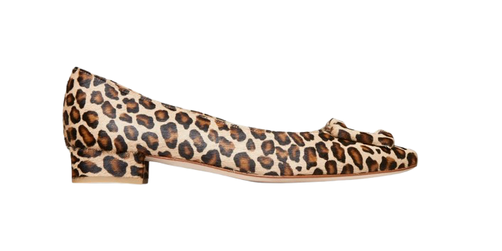 Ann Mashburn Leopard Calf Hair Pump