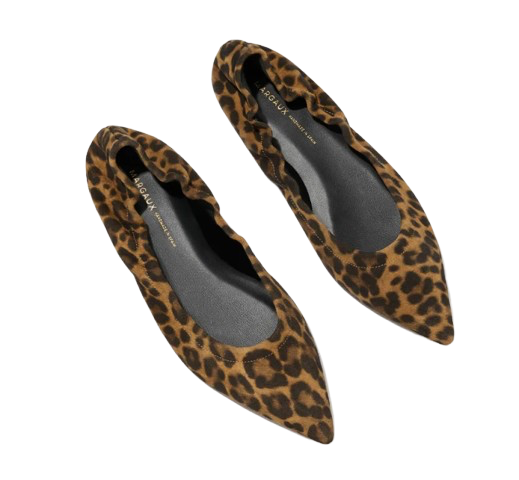 The Roma Leopard Ballet Flat