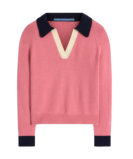Lucy Cotton Henley Sweater