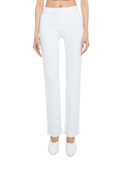 Mother White Kick It Jeans