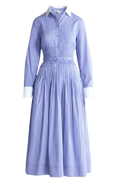 Free Assembly Gingham Shirtdress