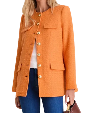 Orange Tweed Jacket