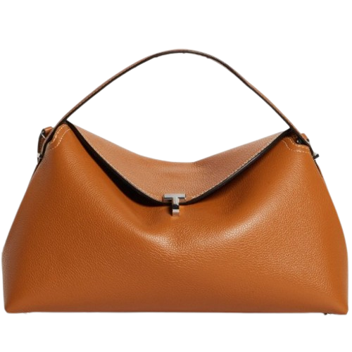 Toteme – T-Lock Grained Leather Top Handle Bag