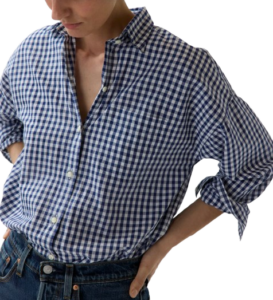 Ann Mashburn Gingham Blouse