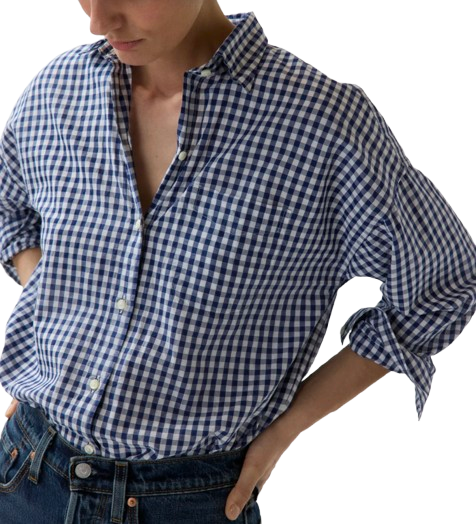 Ann Mashburn Gingham Blouse