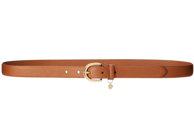Lauren Ralph Lauren | Charm Crosshatch Leather Belt