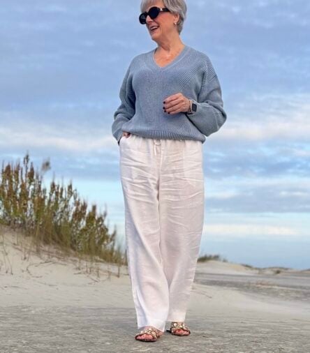 Fall Beach Getaway Outfits Over 50: A Weekend on St. Simons