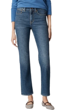 J Crew | Mid-rise straight jean
