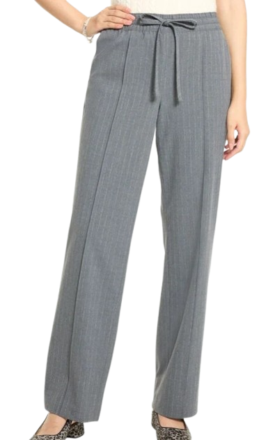 Talbots | Straight Leg Pull-On Pants – Pickstitch Pinstripe