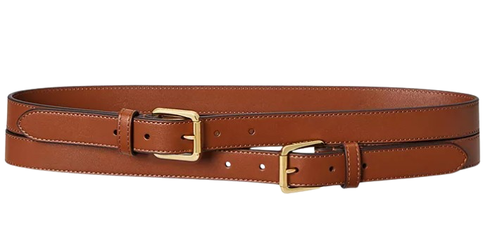 Lauren Ralph Lauren | Double-Buckle Stacked Wide Belt