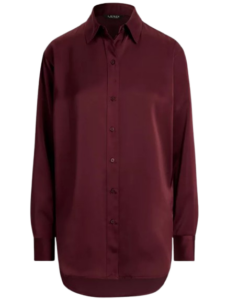 satin shirt