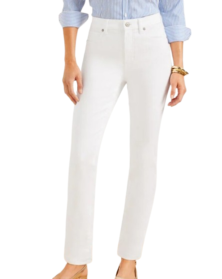 Talbots | Straight-Leg Jeans – White