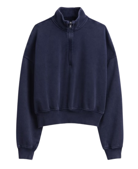 GAP | VintageSoft Oversized Half-Zip Wedge Pullover