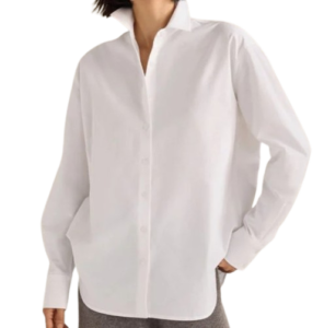white oxford shirt