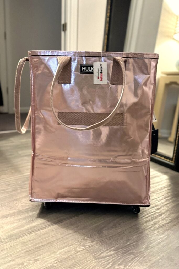 YouTube holiday house gift tote